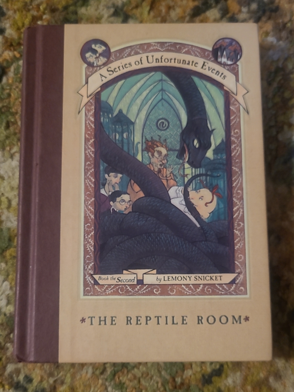 The Reptile Room Hardcover - Brown/Cream Cover